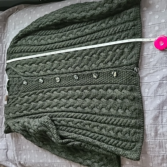 Vintage Quill's Woollen Market Ireland Cartigan Sweater Size Medium - Picture 8 of 10